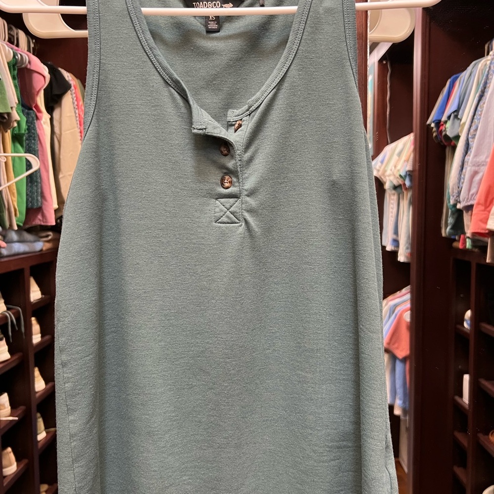 Toad&Co Green Tank Top
